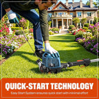 SENIX 17-inch 26.5 cc Gas Weed Wacker, Bump Feed, Straight Shaft, with Shoulder Strap, 4-Cycle Grass String Trimmer