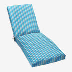BrylaneHome 84" Chaise Cushion - Poppy Stripe