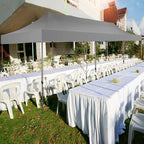 COBIZI 10x30 Pop up Canopy Tent 10x30 Canopy No Sidewall Waterproof Heavy Duty Commercial for Parties Outdoor Garden Gazebo Tent, Carry Bag with Wheel(10x30ft No Sidewalls, Gray)