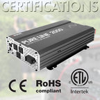 Wagan EL3808 Pure Line Power Inverter 2000 Watt DC 12V to 110V AC Car Pure Sine Wave Power Inverter for Home RV Camping Van Life Off Grid ETL Certified