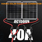 SolarCable SolarExtension Cable,Solar Panel Extension Cable with Female and Male Connectors (Y42CM-2SETS)