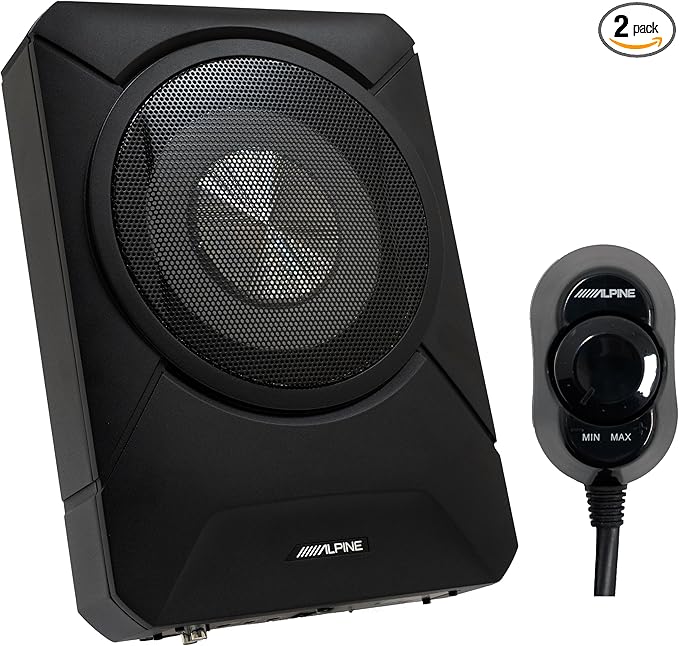 Alpine PWE-S800 8" Compact Powered Subwoofer Enclosure