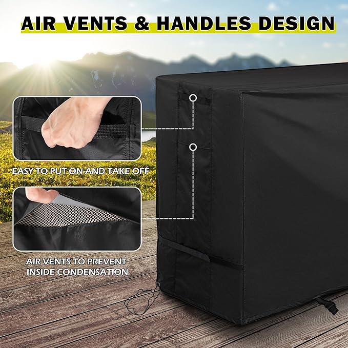 Griddle Cover for Charbroil 28" Performance Series 2-Burner Grill, Flat Top Grill Cover for Charbroil 28in Propane Gas Griddle 463459924 All Weather Protective Cover