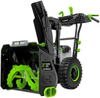 EGO POWER+ 24" Electric Snow Blower, Cordless Self-Propelled 2-Stage, Includes (4) 56V 10.0Ah Batteries and (2) Turbo Chargers - SNT2406-4