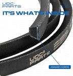UDC Parts Snow Thrower Auger Belt 954-04050A / Aramid Cord / 35.00 inches/for MTD Murray Craftsman 954-0101 754-0101 754-04050A 581264 581264MA