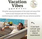 LA SIESTA Flora Zebra Organic Cotton Double Classic Hammock