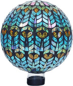 Echo Valley 8269 Mediterrano Mosaic Gazing Globe Outdoor Décor for Lawns and Gardens, Multicolor, 10 inches