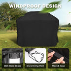 Grill Cover for Traeger Woodridge Elite Pellet Grill TFC97XLH, Outdoor Griddle Cover for Traeger Elite/Pro Pellet Smoker Grill, Waterproof BBQ Grill Cover for All Weather