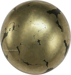 Amazing Gemstone Pyrite Crystal Ball with Stand - 2 Inches Crystal Sphere Meditation Balls for Witchcraft and Decorative Balls