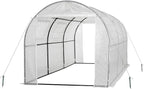 Machrus Ogrow Deluxe Walk-in Tunnel Greenhouse with White Cover