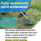 Weed Eater Head Trimmer Head Automatic Mowing Cord Extension AF-5 Hat Hat Size 9.8inch Compatible with General Engine Type and Electric Brush Cutter String Trimmer Replacement Universal