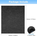 Outdoor Storage Shed Mat, 12.2 x 10.2 FT Garage Floor Mats with Reusable, Washable, Non Slip, Durable for Protects Garage Floors/Driveways/Entrance Doors/Deck [Gray]