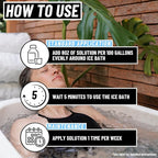5in1 Weekly Cold Plunge Water Treatment - HOCl Cold Plunge Cleaner, Ice Bath Cleaner, Water Stabilizer For Cold Plunge Ice Pod, Clarifier Softener Chemicals, Ice Bath Accessories, 1 Gallon