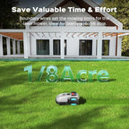 Robot Lawn Mower with App Control – Adjustable Cutting Height, Auto-Charging, Obstacle Detection & Smart Scheduling – Ideal for Lawns up to 1/8 Acre