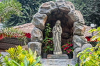 Galt International Virgin Mary Praying Blessed Mother Garden Statue 32" Religious Resin Statue Holy Queen of Heaven
