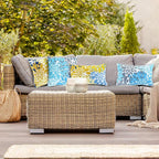 JMGBird Outdoor Pillows Waterproof Set of 2 Outdoor Throw Pillows with Insert Included Pillow 18×18 Inch Outdoor Pillow for Patio Furniture