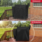 Unicook Pellet Grill Cover Compatible for Traeger Pro 34 Series, Texas, Pit Boss 820, Grilla Silverbac Grills, Unique Waterproof Vinyl with Polyester Lining, Outdoor Full Length Smoker Cover