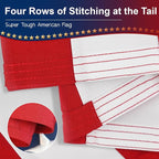 US Flag3x5Ft,America Flag for Outside 3x5,3x5 American Flags Outdoor Heavy Duty,Embroidered US Flags,United States Flag for High Wind Outdoor with Embroidered Stars and Brass Grommets