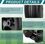 4.00-6 Flat-Free Solid Tire and Wheel 13" Wheelbarrow Tire by Cenipar With 3/4" & 5/8" Grease Bushing and 1.75" Centered Hub 4.00-6 tire and wheel for Garden Cart Trolley Hand Truck, 2 PC