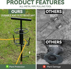 Garden Hose Guide Spike, Metal Hose Guides for Garden Heavy Duty, Hose Pulling Stand Reel for Gardens Corner, Auxiliary Water Hoses Support, Lawn & Gardens Watering Equipment, Plant Flower Protector
