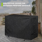 Griddle Cover for Blackstone Patio Series 2-Burner 28" Griddle with Air Fryer, Flat Top Grill Cover for Blackstone 28in 1962 Air Fryer Combo & Two Burners Grill