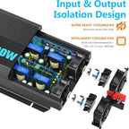 GIANDEL Pure Sine Wave Power Inverter 2200Watt ETL UL458 Listed DC 12V to 120 Vac with 20 Amps Hardwire Blocks & 15FT Wired Remote for RVs Truck Boat Off Grid Solar Emergency【3 YRS Warranty】