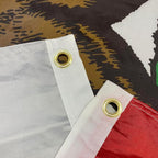 Jayus Double Sided California Republic Sates Flags 5x8 FT Outdoor - Vivid Colors 3Ply Cali CA Bear Flags Banners- Heavy Duty 100% Polyester with 3 Brass Grommets