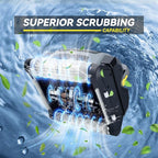 Fully Automatic Robot Swimming Pool Vacuum Cleaner, with Wall-Climbing Function, 360 Degree Kink Free Patented Technology, Swimming Pool Cleaning Robot, Large Filter Installed On The Top,56 Ft