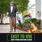 60-Volt Lithium-ion Cordless Leaf Blower with 5.0Ah Battery and Charger 810 CFM Variable-Speed