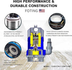 FOTING 2025Upgraded Automatic Sump Pump, 3/4HP 4300GPH Sweage Pump for Basement & Pool Draining, Submersible Water Pump with Float Switch, Sealed Thermoplastic for Puddle Pool Tub Pond