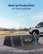 BLUETTI AC200PL Solar Generator with 200W Solar Panel (Ship Separately), 2304Wh LFP Battery Backup, Expandable to 8448Wh, 4 2400W AC Outlets (3600W Power Lifting), TT30 Output for RV, Camping, Outage