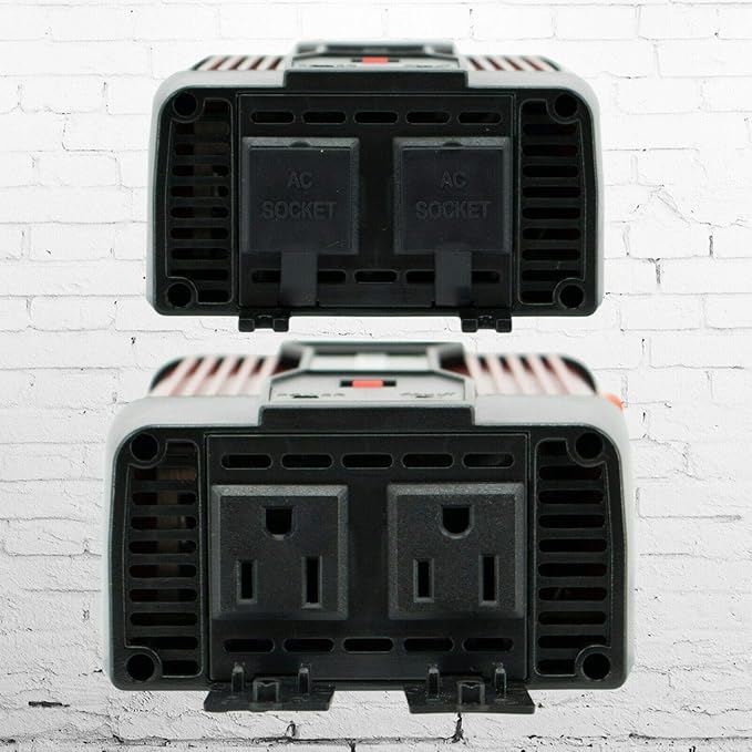 Audiotek 1500W Watt Power Inverter DC 12V AC 110V Car Converter USB Port Charger