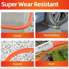 SPECILITE Garden Water Hose 15 ft x 5/8 in with Female to Female Connector, Small Leader Hose for Hose Reel, Heavy Duty, Flexible & Lightweight, Water Pipe, Outdoor Water Hose Extension Adapter