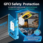 GIANDEL 2000 Watt Pure Sine Wave Power Inverter 12V DC to 120V AC,4100W Surge Peak Power,UL Listed GFCI Outlets,FCC Approved,USB-C36W,Remote with Battery Monitor for RVs,Campers,Off Grid Solar Setup