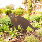 RealSteel - Garden Art Cats 3 Pack 2nd Edition - Cat Sculptures & Statues - Outdoor Yard Decorations for Cat Lovers - Zen Garden Accessories - Feline Kittens to Adorn Your Patio (Penny Vein)
