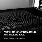 Masterbuilt® Gravity Series® 600 Digital Charcoal Grill and Smoker,WiFi Technology, GravityFed™ Charcoal Hopper, 600 Cooking Sq. Inches, Reversible Smoke&Sear Cast Iron Grates, Black, Model MB20041023
