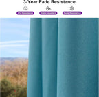 PURPLE LEAF 8' X 8' Patio Umbrella with In-ground Base for Pool 7' High Offset Outdoor Cantilever Umbrella Swimming Pool Umbrella with 360°Rotation for Poolside Turquoise Blue