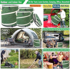 16 Gallon and 24 Gallon Collapsible Trash Can Solid Bottom for Pop-Up Trash Can,Recycling Bin,RV Camping Waste Bin,Laundry Hamper,Yard Waste Bag,Garden Debris Bag,Lawn Grass,Yard Weeds Bags,Leaf Bags