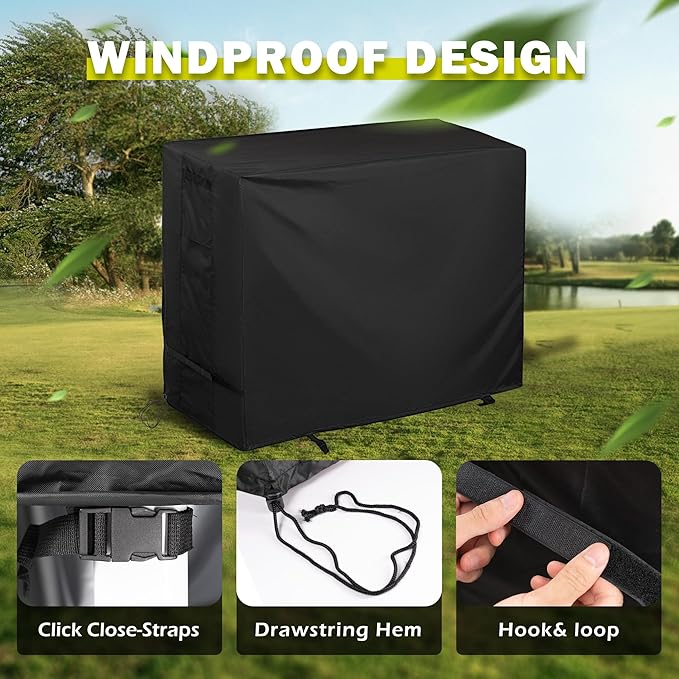 Griddle Cover for Charbroil 28" Performance Series 2-Burner Grill, Flat Top Grill Cover for Charbroil 28in Propane Gas Griddle 463459924 All Weather Protective Cover