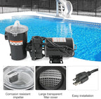 Pool Pumps Above Ground 1.0 motor HP W3SP1580 Power Flo LX Single Speed Swimming Pools Pump 115V,11.2A,60HZ,3450RPM for In-Ground Pool and Spa