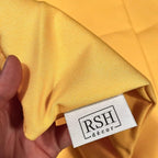 RSH DECOR: Sunbrella Pillow Covers Set of 2 | Covers Only - 20" x 12" | Outdoor Lumbar Pillow Covers Crafted with Sunbrella Performance Fabric | Canvas Buttercup Yellow