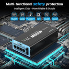 New 48V 4000 Watts Pure Sine Wave Inverter, 48V DC to 110V/120V AC Power Inverter with 4 AC Outlets, USB Port, Type-C Port for Truck, Vehicle, Power Outage, Remote Control with LCD Screen