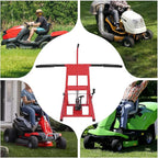 Hydraulic Cylinder Lift Jack for Zero Turn Radius Riding Lawn Mower Maintenance and Repair, Lawn Mower Lift, 500lb Lifting Capacity with Locking Bar for Added Safety