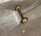 GDHXW 2-in-1 Undercarriage Pressure Washer Water Broom 18 Inch Under Car Pressure Washer Attachment with 3 Extension Wands Wash Mitt,5000 PSI
