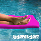 TRC Recreation Sunsation Vinyl Coated Foam Swimming Pool Float Mat Adult Lounger with Built-in Roll Pillow