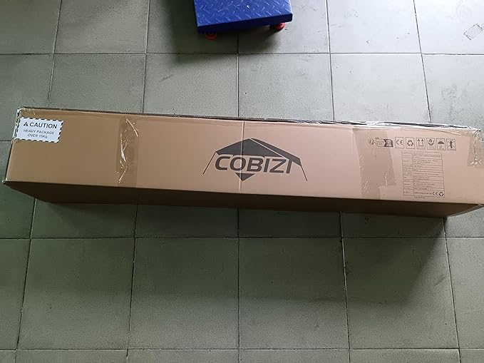 COBIZI 13x26 Pop up Canopy Tent 13x26 Canopy with 6 Sidewalls Waterproof Heavy Duty Commercial Canopy Tent for Parties Outdoor Garden Gazebo, Carry Bag with Wheel(13x26ft, Dark Blue)