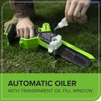 Greenworks 24V 6in BL Pruning Saw w/Auto Oiler, Tool Only