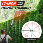 52cc 6-in-1 Gas Powered Weed Eater with Hedge Trimmer & Pole Saw - Multi-Attachment Brush Cutter,2-Stroke Lightweight Trimming Machine for Yard Maintenance