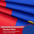 Ecuador Ecuadorian Flag 3x5 ft Outdoor, Double Sided 3 Ply Heavy Duty Ecuador National Country Flag, 100% Quality Polyester Ecuadorian Banner with Brass Grommets 4 Rows Stitches