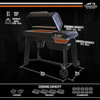 Traeger Grills Woodridge Electric Wood Pellet Grill and Smoker, Wi-Fi Temperature Control up to 500 Degrees, 860 Sq. In. Cooking Capacity, 6-in-1 for Outdoor Grilling, Smoking, and BBQ, TFB86MLH